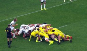 TOP 14 - Essai de Sébastien BEZY (ASM) - ASM Clermont - US Montauban