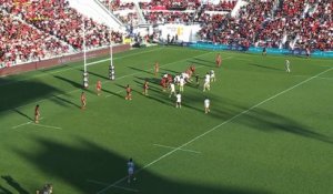 TOP 14 - Essai de Facundo ISA (SP) - RC Toulon - Section Paloise
