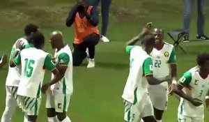 L'ouverture du score du Cameroun face à Maurice - Foot - Qualif. Coupe du monde