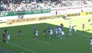 TOP 14 - Essai de Vincent GIUDICELLI (AB) - Section Paloise - Aviron Bayonnais