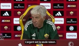 Roma - Gasperini : "Nous affrontons la meilleure équipe d'Italie"