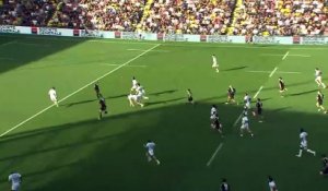 TOP 14 - Essai de Thomas LAVAULT (SR) - Stade Rochelais - US Montauban