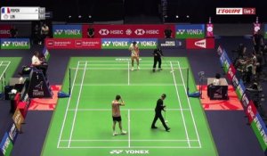 Le replay du 1er tour de Christo Popov - Badminton - Internationaux de France