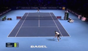 Bâle - Humbert impressionne face à Fritz et rallie les quarts