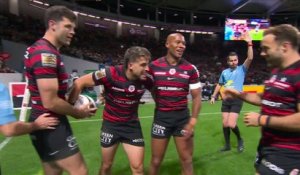 TOP 14 - Essai de Juan Cruz MALLIA 2 (ST) - Stade Toulousain - RC Toulon