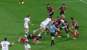TOP 14 - Essai de Mathis FERTE (RCT) - Stade Toulousain - RC Toulon