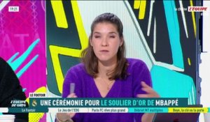 Kylian Mbappé va recevoir le Soulier d'or européen lors d'une cérémonie à Santiago-Bernabeu - Foot - Liga - Real Madrid