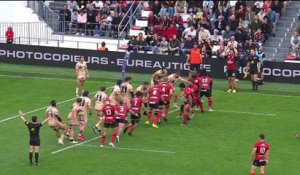 TOP 14 - Essai de Brian ALAINU'UESE (RCT) - RC Toulon - LOU Rugby