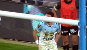 TOP 14 - Essai de Mateo CARRERAS (AB) - Aviron Bayonnais - US Montauban