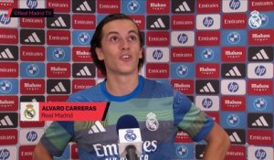 Alvaro Carreras savoure son premier but merengue - Foot - Liga