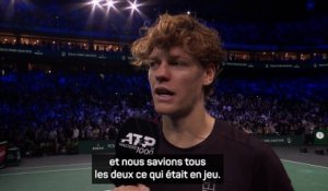 Sinner : « Je suis extrêmement heureux » - Tennis - Rolex Paris Masters