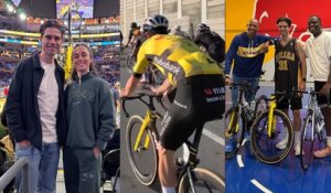 Cyclisme 2025 - Wout van Aert et Margaux Vigié aux États-Unis pour Cervélo...  basket, voiture de sport, entraînements