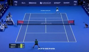 Athènes - Djokovic remporte son 101e tournoi et prive Musetti des Finales ATP