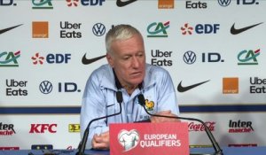 Didier Deschamps pas du tout craintif pour sa dernière qualification pour un Mondial : « Je n’ai pas ça à l’esprit » - Foot - Qualif. Coupe du monde - Bleus