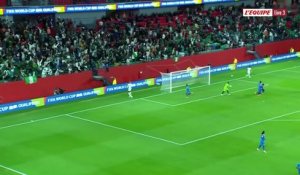 L'ouverture du score du Nigeria face à la RD Congo - Foot - Qualif. Coupe du monde