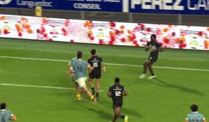 TOP 14 - Essai de Alexandre BECOGNEE (MHR) - USA Perpignan - Montpellier Hérault Rugby