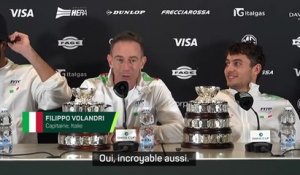 Volandri : « Je n'ai pas pleuré pour les deux premières, mais j'ai pleuré pour celle-ci » - Tennis - Coupe Davis