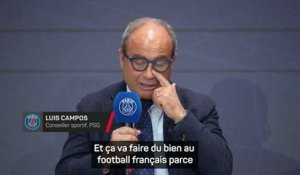PSG - Campos : "Jouer nos jeunes profitera au PSG et au football français"