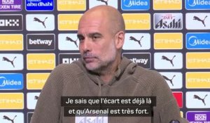 Man. City - Guardiola : “L’écart est déjà là et Arsenal est très fort, mais nous verrons bien”