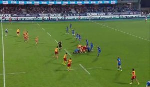 TOP 14 - Essai de Jack GOODHUE (CO) - Castres Olympique - USA Perpignan