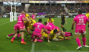 TOP 14 - Essai de Baptiste JAUNEAU 2 (ASM) - ASM Clermont - Stade Français Paris