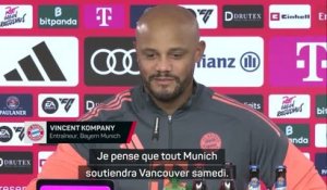 Bayern Munich - Kompany : “Tout Munich soutiendra Vancouver et Müller samedi !”