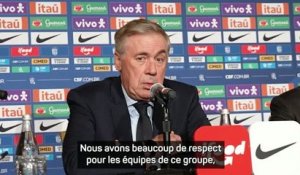 Brésil - Ancelotti : "Le Maroc, une équipe solide et bien organisée"