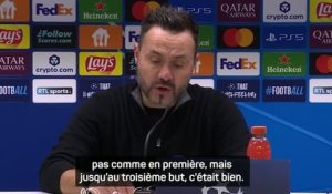 Marseille - De Zerbi : "Inconsciemment, il y avait un peu de peur"