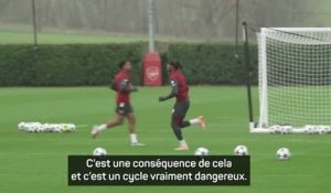 Arsenal - Arteta sur les blessures à répétition : "C'est un cercle vicieux très dangereux"