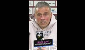 PSG - Luis Enrique : "Doué ? Une chose de revenir de blessure, une autre d'être à 100%"