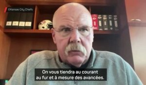 Chiefs - Reid : "Mahomes est prêt pour le défi qui l'attend"