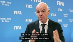 Coupe du monde - Infantino annonce "une augmentation considérable" du montant des primes