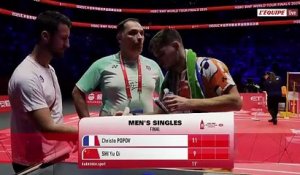 Le replay de la finale simple messieurs de Christo Popov - Badminton - World Tour Finals