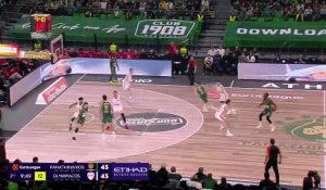 Les 32 points de Kendrick Nunn pour le Panathinaïkos - Basket - Euroligue (H)