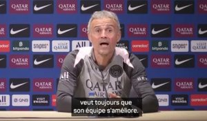 PSG - Enrique : "Un derby, c'est toujours spécial et particulier"
