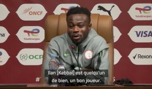 FOOTBALL : CAN 2025 : Nigeria - Duel entre joueurs du Paris FC, Simon prêt à tacler Kebbal pour la gagne !