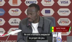 Sénégal - Thiaw : "Mention spéciale à notre monument, Sadio Mané"