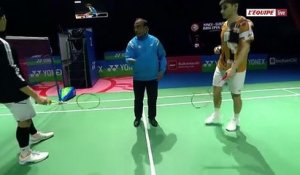 Le replay du quart de finale de Christo Popov - Badminton - Open d'Inde