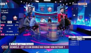 Ousmane Dembélé après son doublé lors de PSG-Lille : « Je suis bien pour la deuxième moitié de saison » - Foot - Ligue 1 - PSG