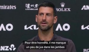 Open d'Australie - Djokovic sait ce qu'il lui a manqué pour rivaliser avec Sinner et Alcaraz cette saison