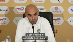 Maroc - Regragui : "Une dernière marche pour entrer dans l'histoire"