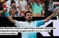 Vainqueur d'un match en Grand Chelem à 40 ans et 296 jours : où situer la perf de Stanislas Wawrinka? - Tennis - Open d'Australie
