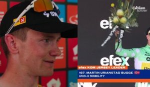 Santos Tour Down Under 2026 - Martin Bugge Urianstad (Uno X Mobility) après son échappée sur la 1ère étape