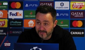 Roberto De Zerbi : «Une finale» face au Club Bruges - Foot - Ligue des champions - Marseille