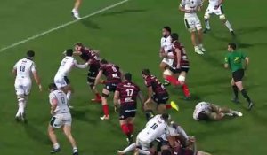 TOP 14 - Essai de Georges-Henri COLOMBE (ST) - Stade Toulousain - Section Paloise