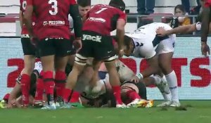 TOP 14 - Essai de Marius DOMON (RCT) - RC Toulon - Montpellier Hérault Rugby