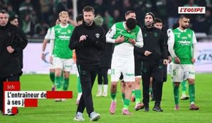 L'entraîneur norvégien Eirik Horneland a annoncé son départ aux joueurs de Saint-Étienne - Foot - Ligue 2