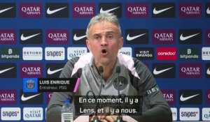 PSG - Luis Enrique aime la pression mise par Lens