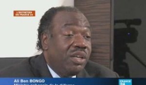 Ali Bongo Ondimba, candidat à l'élection du Gabon