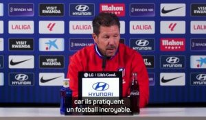 Atlético - Simeone : "Et dire qu'on a éliminé Barcelone deux fois !"